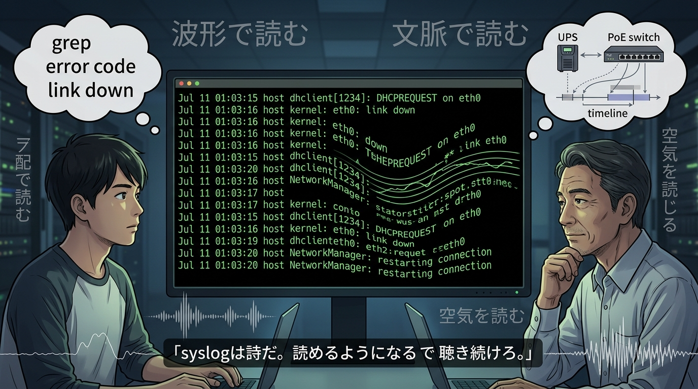 レガシー・サバイバル術 番外編:「syslogは詩である」